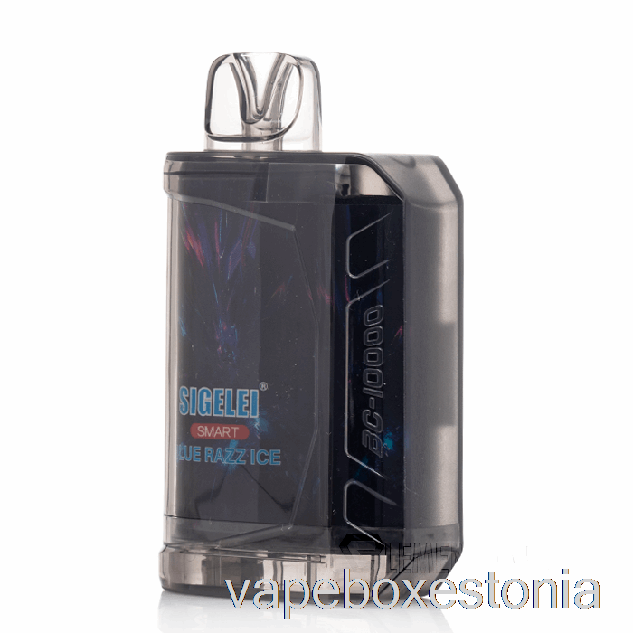 Vape Box Estonia Sigelei Smart Ac10000 0% Nullnikotiini ühekordne Sinine Razz Jää